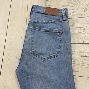 Madewell Women's Size 26 Blue 10" High-Riser Light Wash Skinny Denim Jeans